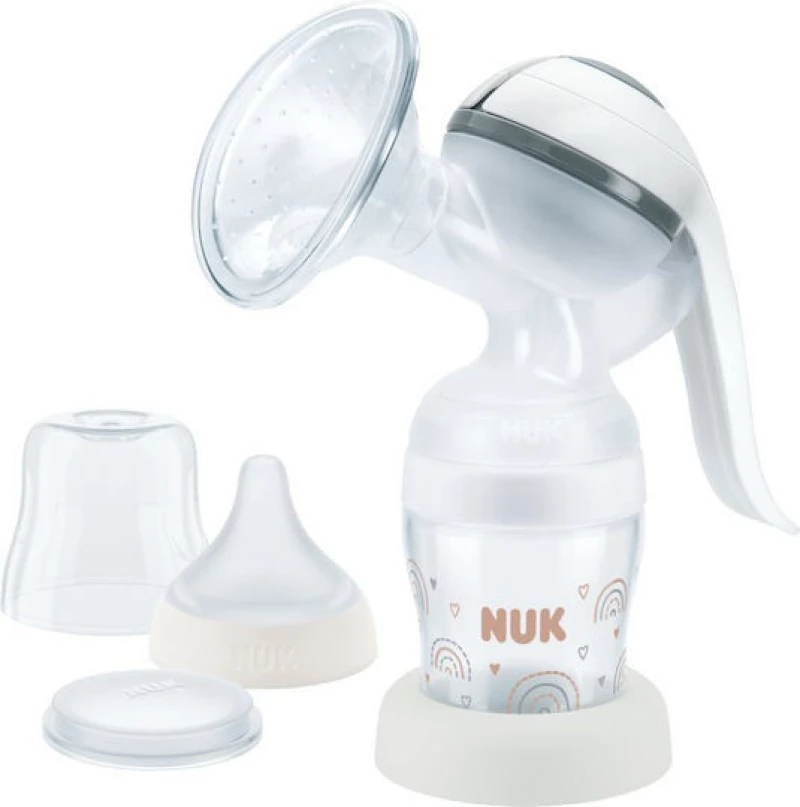 NUK Perfect Match Manual Breast Pump - Χειροκίνητο Θήλαστρο Με Μπιμπερό