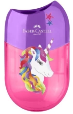 Ξύστρα Apple Διπλή Faber Castell Μονόκερος 183553