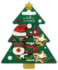 AMBITAS Invisibobble Kids Clipstar Winter Wonderland Κοκαλάκια Σε Διάφορα Χριστουγεννιάτικα Σχέδια 4 Τεμάχια