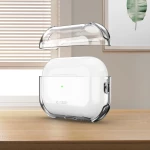 Tech-Protect Bounce Θήκη Σιλικόνης με Γάντζο για Apple AirPods Pro 3 σε Διάφανο χρώμα