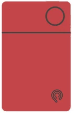 Hyperloq™ NeoCard Apple / Κόκκινο