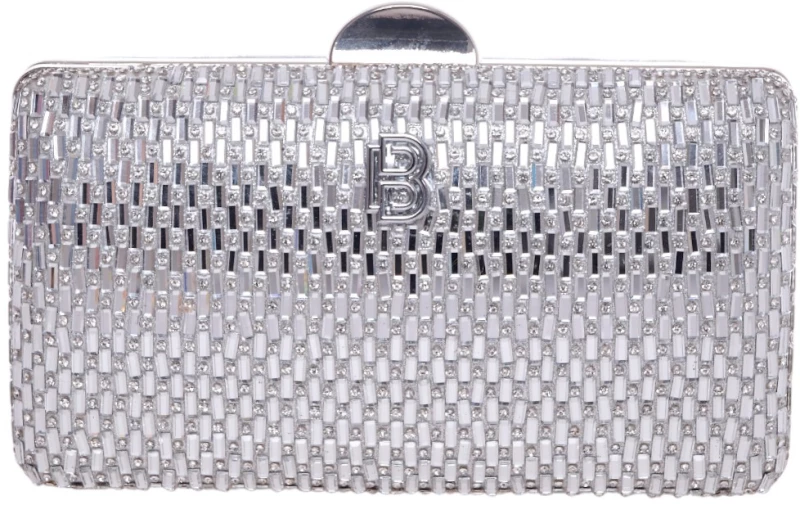 Τσάντα φάκελος clutch CK-6060 - Ασημί Bag to Bag