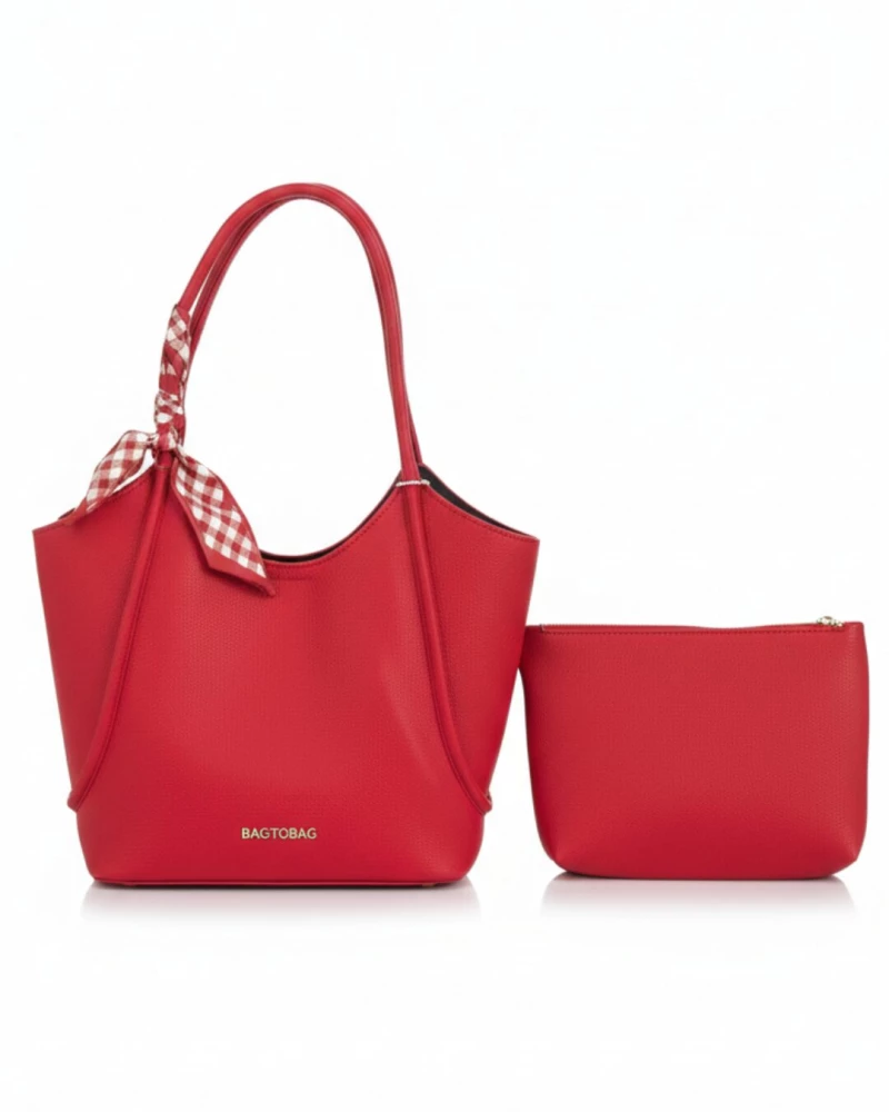 Τσάντα ώμου  XY-37006 - Κόκκινο Bag to Bag