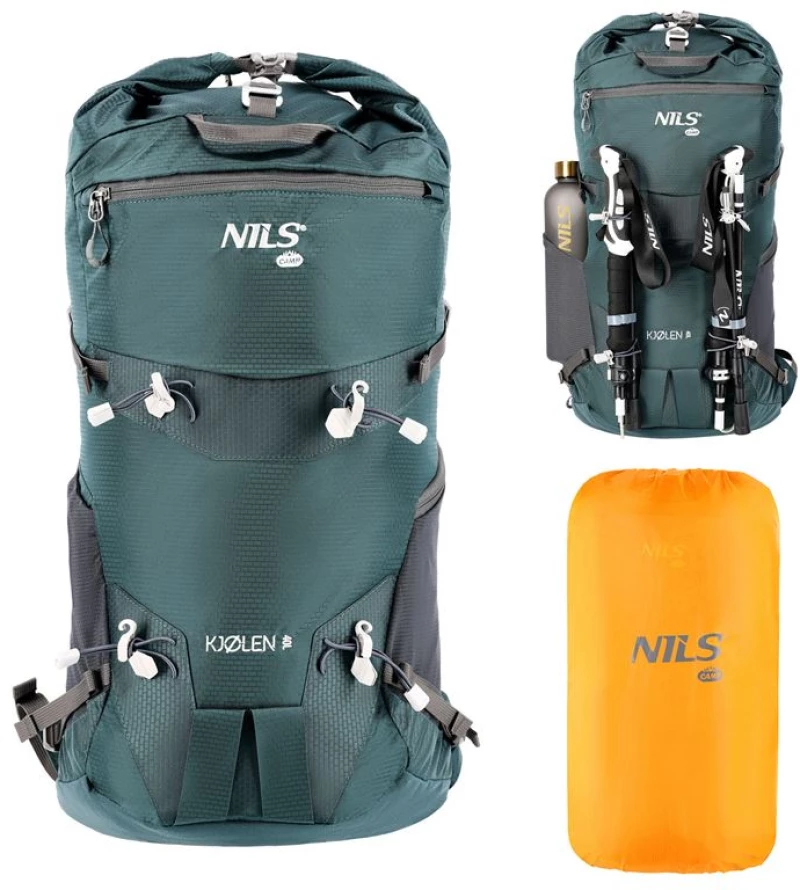 Σακίδιο Πλάτης Ορειβατικό Nils Camp NC1938 KJOLEN GREEN 40L
