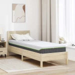 vidaXL Στρώμα Λευκό και Γκρι 70 x 200 cm Τσέπες ελατηρίων