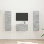 vidaXL 3 pcs Σκυρόδεμα Γκρι