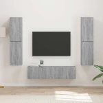 vidaXL 3 pcs Γκρίζο Σονομα