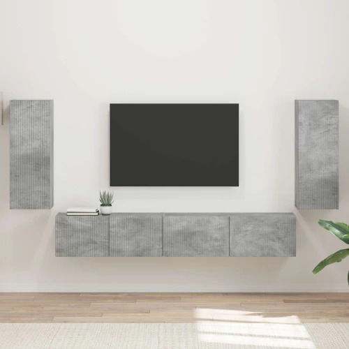 vidaXL 3 pcs Σκυρόδεμα Γκρι