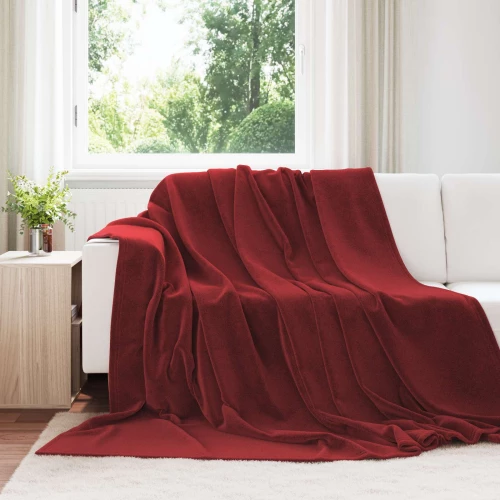 vidaXL Κουβέρτα Βεραμάν Κόκκινο 220 x 240 cm Μαλλί
