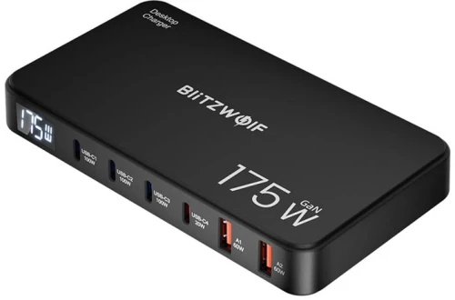 Charging Station 6in1 Blitzwolf BW-S30 4xUSB-C + 2xUSB 175W