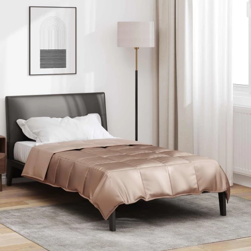vidaXL Κουβέρτα ολόκληρου του χρόνου Χρυσό 200 x 140 cm