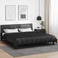 vidaXL Καλοκαιρινό Παπλωματοθήκη Μαύρο 220 x 260 cm