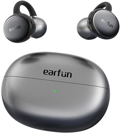 Earphones EarFun Clip (black)