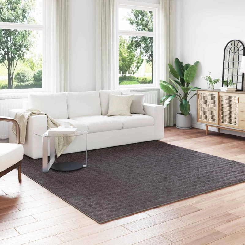 vidaXL Χαλιά χώρου τετράγωνο Ανθρακί 240 x 240 cm