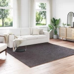 vidaXL Χαλιά χώρου τετράγωνο Ανθρακί 240 x 240 cm
