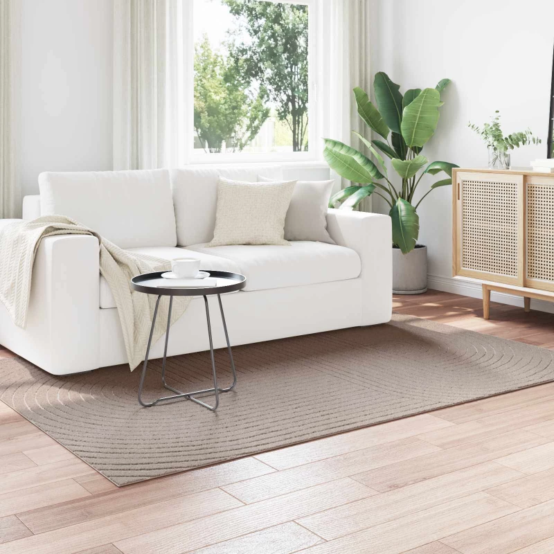 vidaXL Χαλιά χώρου Ορθογώνιος Μπεζ 230 x 160 εκ