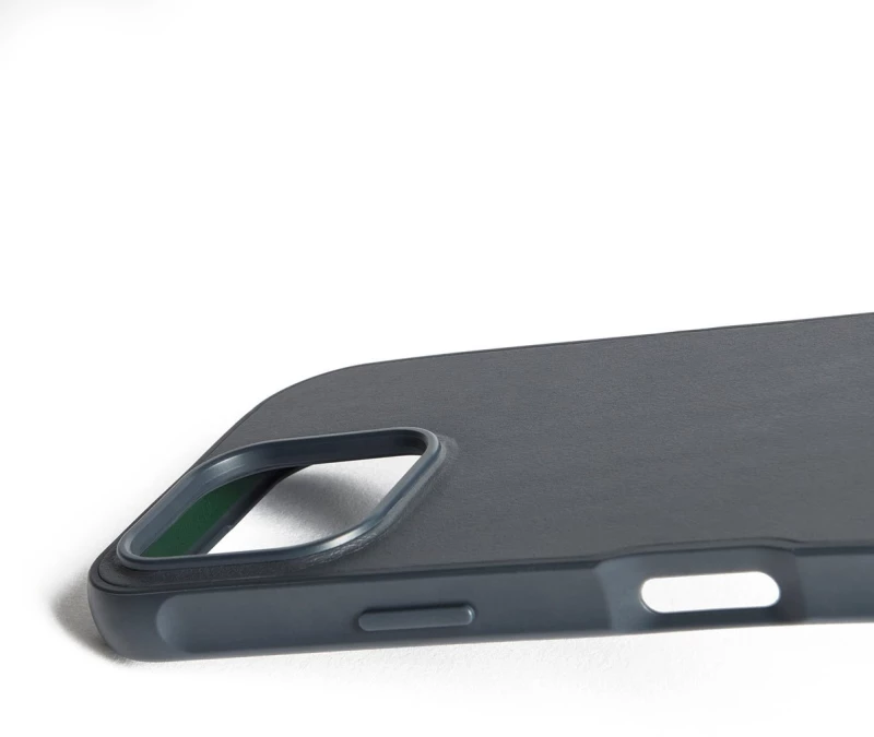 Θήκη iPhone 16 Pro Max MUJJO Shield Case Ανθεκτική Δερμάτινη με MagSafe - Steel Blue (MUJJO-CL-057-SB)
