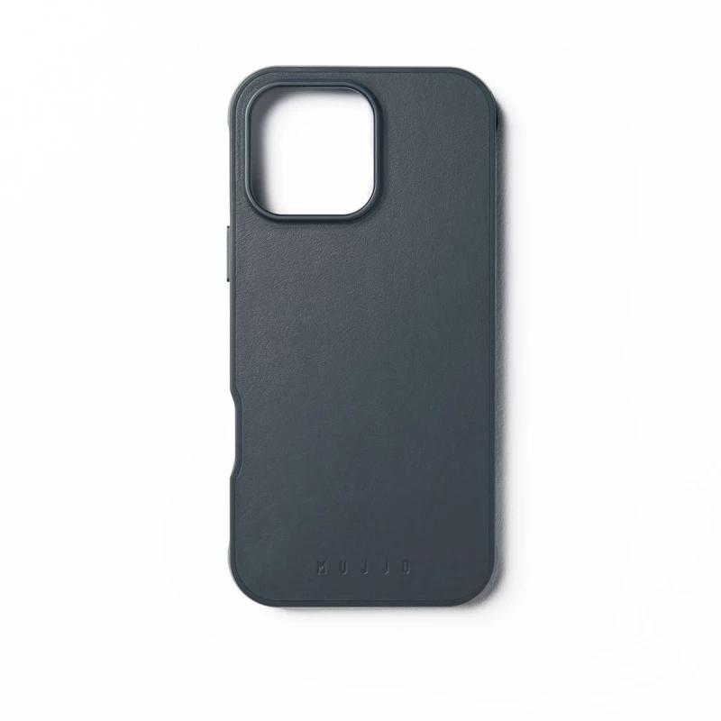 Θήκη iPhone 16 Pro Max MUJJO Shield Case Ανθεκτική Δερμάτινη με MagSafe - Steel Blue (MUJJO-CL-057-SB)