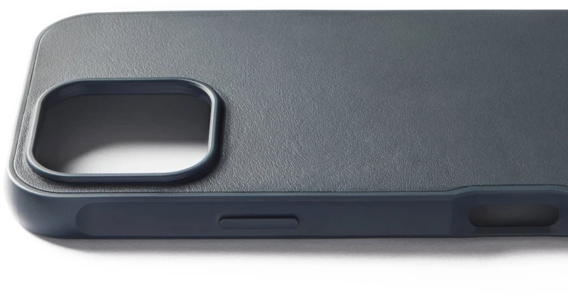 Θήκη iPhone 16 Pro Max MUJJO Shield Case Ανθεκτική Δερμάτινη με MagSafe - Steel Blue (MUJJO-CL-057-SB)
