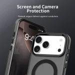 Θήκη iPhone 17 Pro Max Techsuit CandyCase Σκληρή Ημιδιάφανη με MagSafe - Black (5949419313316)