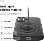 Θήκη iPhone 17 Elago Magnetic Silicone Case Premium Σιλικόνης με MagSafe - Black (ES17MSSC61-BK)