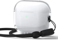 Θήκη AirPods Pro 3rd Gen Elago Clear Strap Case Διάφανη Σιλικόνης με Λουράκι Χειρός - Clear (EAPP3CL-STRAP-TR)
