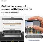 Θήκη iPhone 17 Pro Elago Magnetic Ridge Silicone Case Premium Σιλικόνης με MagSafe - Black (ES17MSRG63PRO-BK)