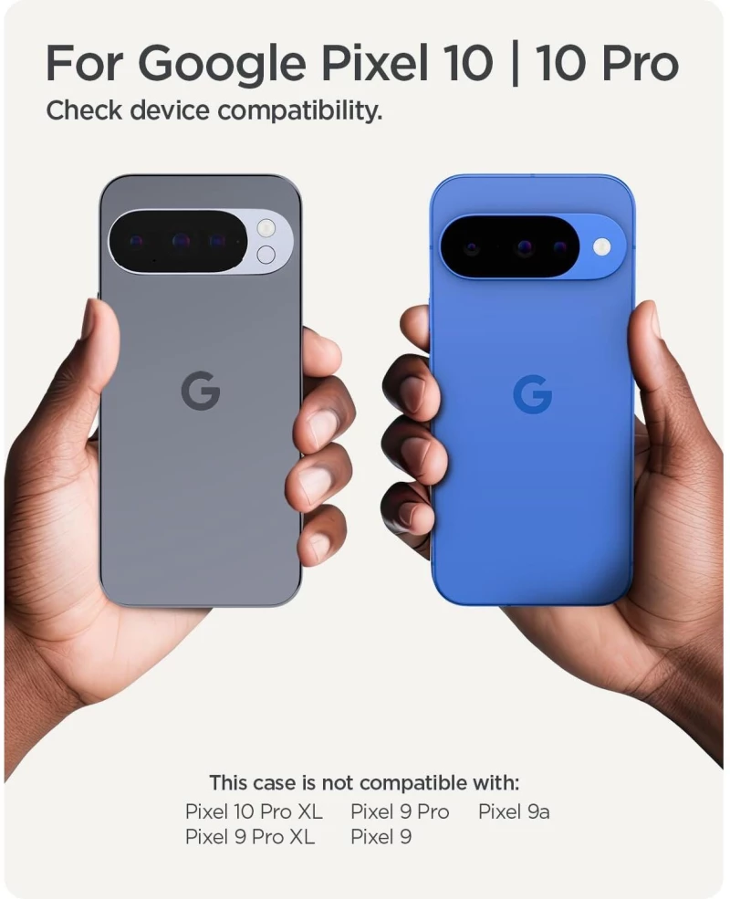 Θήκη Google Pixel 10 / 10 Pro Spigen Rugged Armor MagFit Ανθεκτική με MagSafe Qi2 - Matte Black (ACS09698)