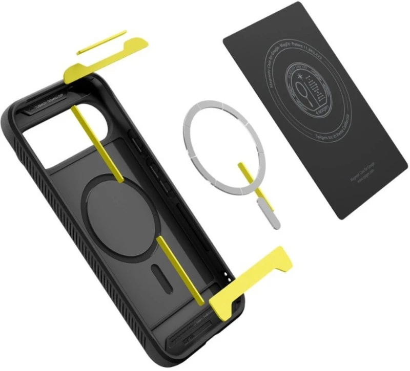 Θήκη Google Pixel 10 / 10 Pro Spigen Rugged Armor MagFit Ανθεκτική με MagSafe Qi2 - Matte Black (ACS09698)