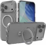 Θήκη iPhone 17 Pro Max Spacecase Ring Pro Mag Σκληρή με MagSafe & KickStand - Clear (5905719130947)