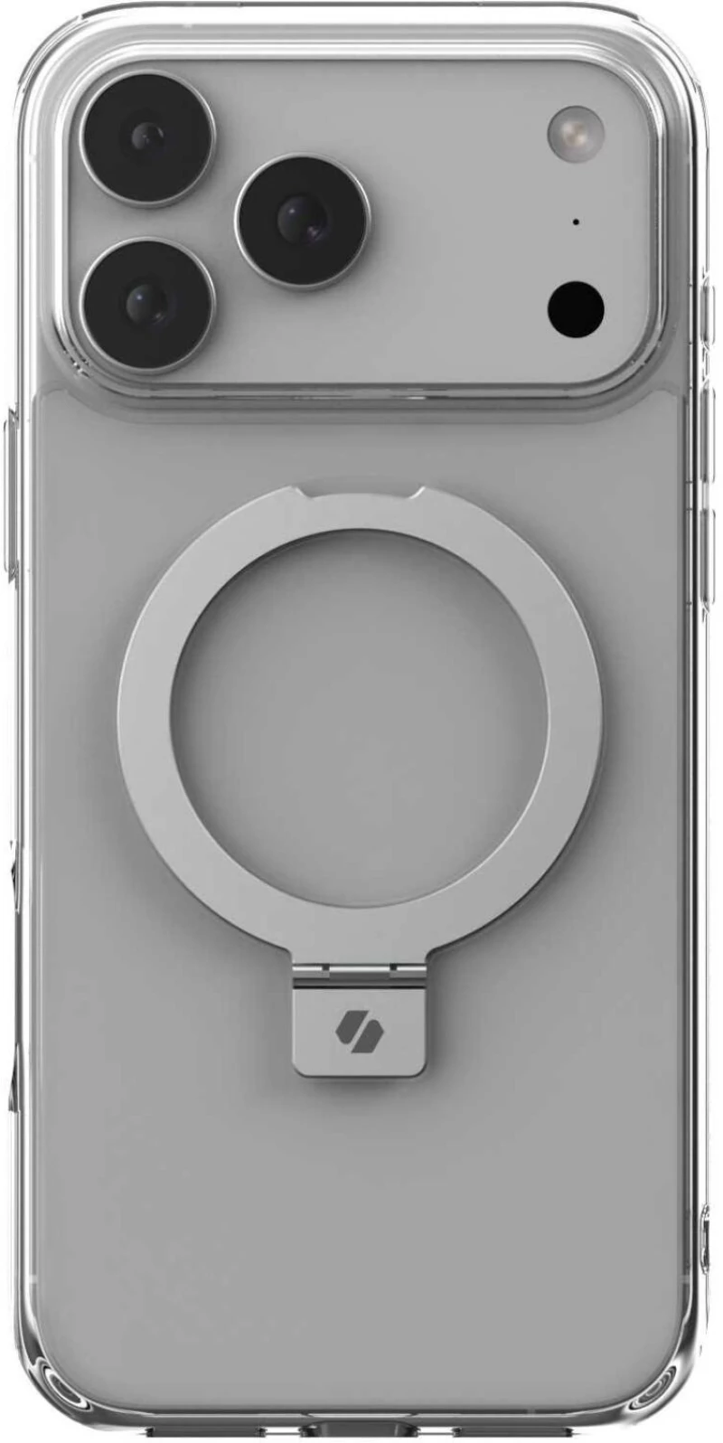 Θήκη iPhone 17 Pro Max Spacecase Ring Pro Mag Σκληρή με MagSafe & KickStand - Clear (5905719130947)