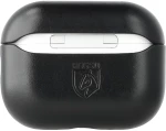 Θήκη AirPods Pro 3rd Gen Rosso Deluxe Σκληρή Δερμάτινη - Black (8719246494802)