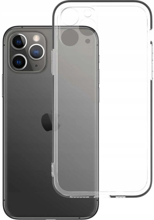 Θήκη iPhone 11 Pro Spacecase Clear Case Διάφανη Σιλικόνης 1mm - Transparent (5905719106195)