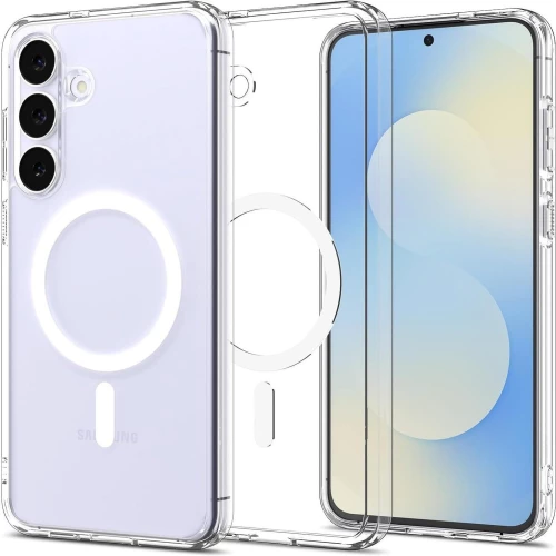 Θήκη Samsung Galaxy S25 FE Spacecase Clear MagSafe Σκληρή Διάφανη με MagSafe - White (5905719132675)