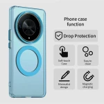 Θήκη Honor Magic6 Lite Techsuit CandyCase Σκληρή Ημιδιάφανη με MagSafe - Blue (5949419311084)