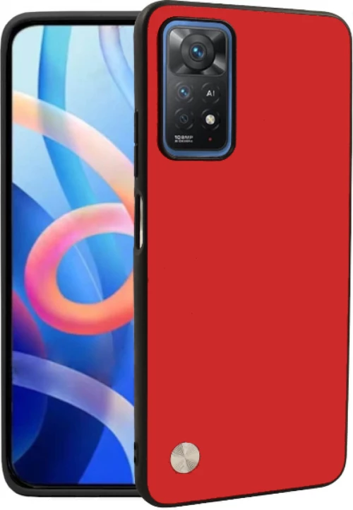 Θήκη Xiaomi Redmi Note 11 Pro / Redmi Note 12 Pro 4G Bodycell Vegan Cover Σκληρή - Red (5206015077609)
