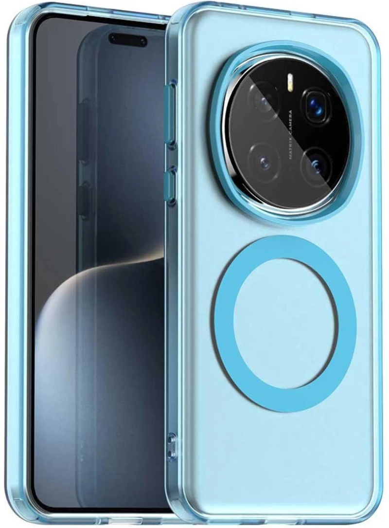 Θήκη Honor Magic7 Pro Techsuit CandyCase Σκληρή Ημιδιάφανη με MagSafe - Blue (5949419311039)