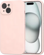 Θήκη iPhone 15 Spacecase Silicone Mag Case Σιλικόνης με MagSafe - Baby Pink (5905719137786)
