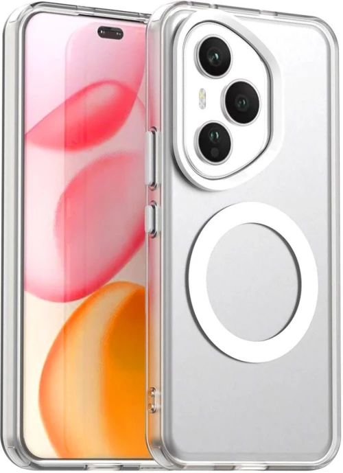 Θήκη Honor 400 Pro Techsuit CandyCase Σκληρή Ημιδιάφανη με MagSafe - White (5949419310759)