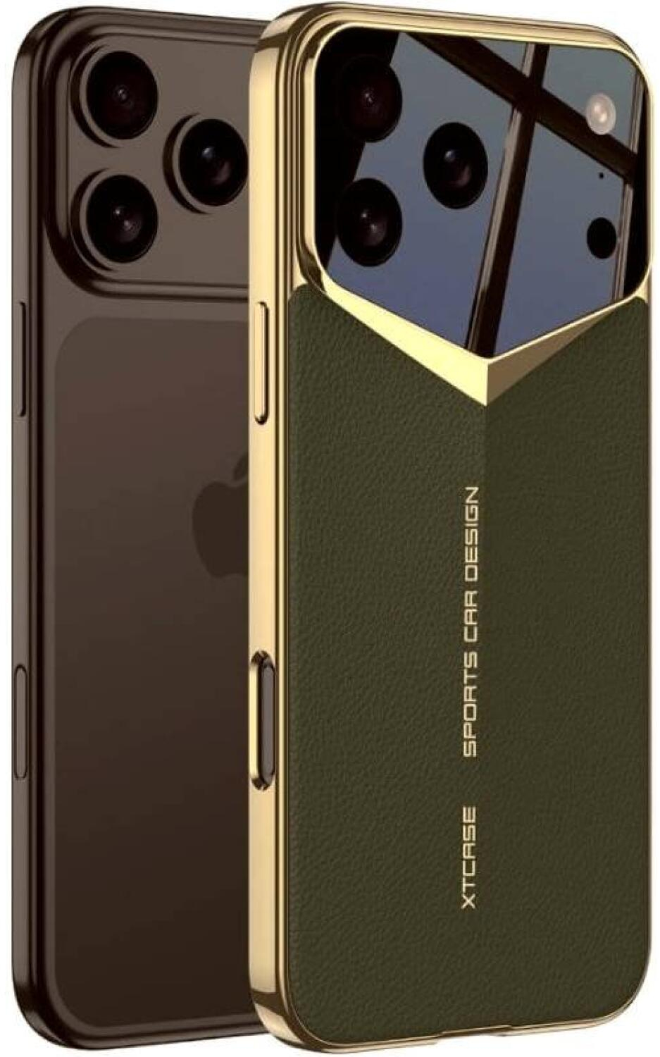 Θήκη iPhone 17 Pro Max Bodycell Jazz PU Leather Backcover Σκληρή - Green (5206015085178)