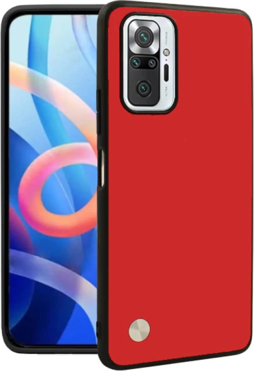 Θήκη Xiaomi Redmi Note 10 Pro Bodycell Vegan Cover Σκληρή - Red (5206015077524)