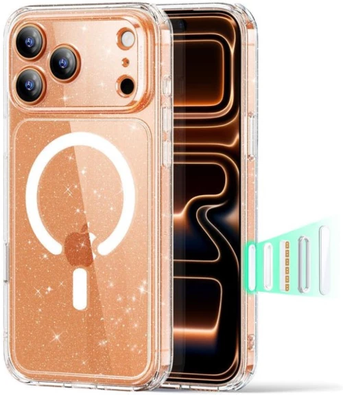 Θήκη iPhone 17 Pro ESR Classic Hybrid Magnetic Ανθεκτική με MagSafe & Κάλυμμα για Camera Control - Clear Shimmer (4894240289310)