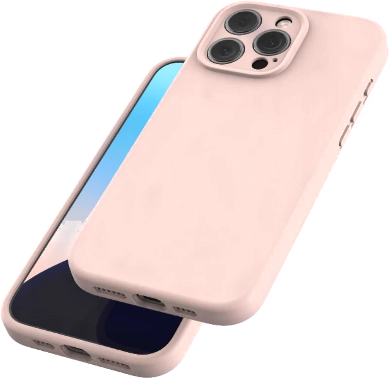 Θήκη iPhone 16 Pro Spacecase Silicone Mag Case Σιλικόνης με MagSafe - Baby Pink (5905719137922)