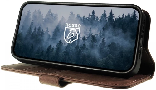 Θήκη Apple iPhone 16 Pro Max - Rosso Elite Δερμάτινο Πορτοφόλι με MagSafe - Brown (8719246454134)