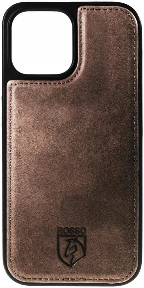 Θήκη Apple iPhone 16 Pro Max - Rosso Elite Δερμάτινο Πορτοφόλι με MagSafe - Brown (8719246454134)