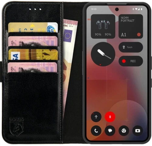Θήκη Nothing Phone 3a Pro Rosso Element PU Πορτοφόλι - Black (8719246479335)
