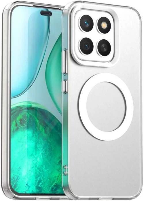 Θήκη Honor X8c Techsuit CandyCase Σκληρή Ημιδιάφανη με MagSafe - White (5949419310902)