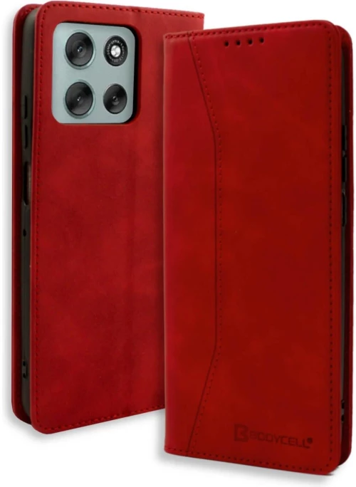 Θήκη Motorola Moto G56 Bodycell Book Case Πορτοφόλι - Red (5206015085031)