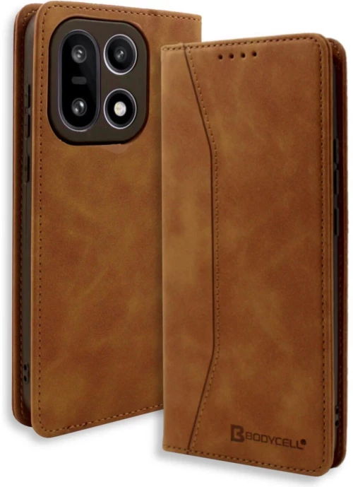 Θήκη OnePlus 15 Bodycell Book Case Πορτοφόλι - Brown (5206015085086)