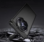 Θήκη Realme 12 5G / 12x 5G Techsuit Carbon Silicone Σιλικόνης - Black (5949419190207)